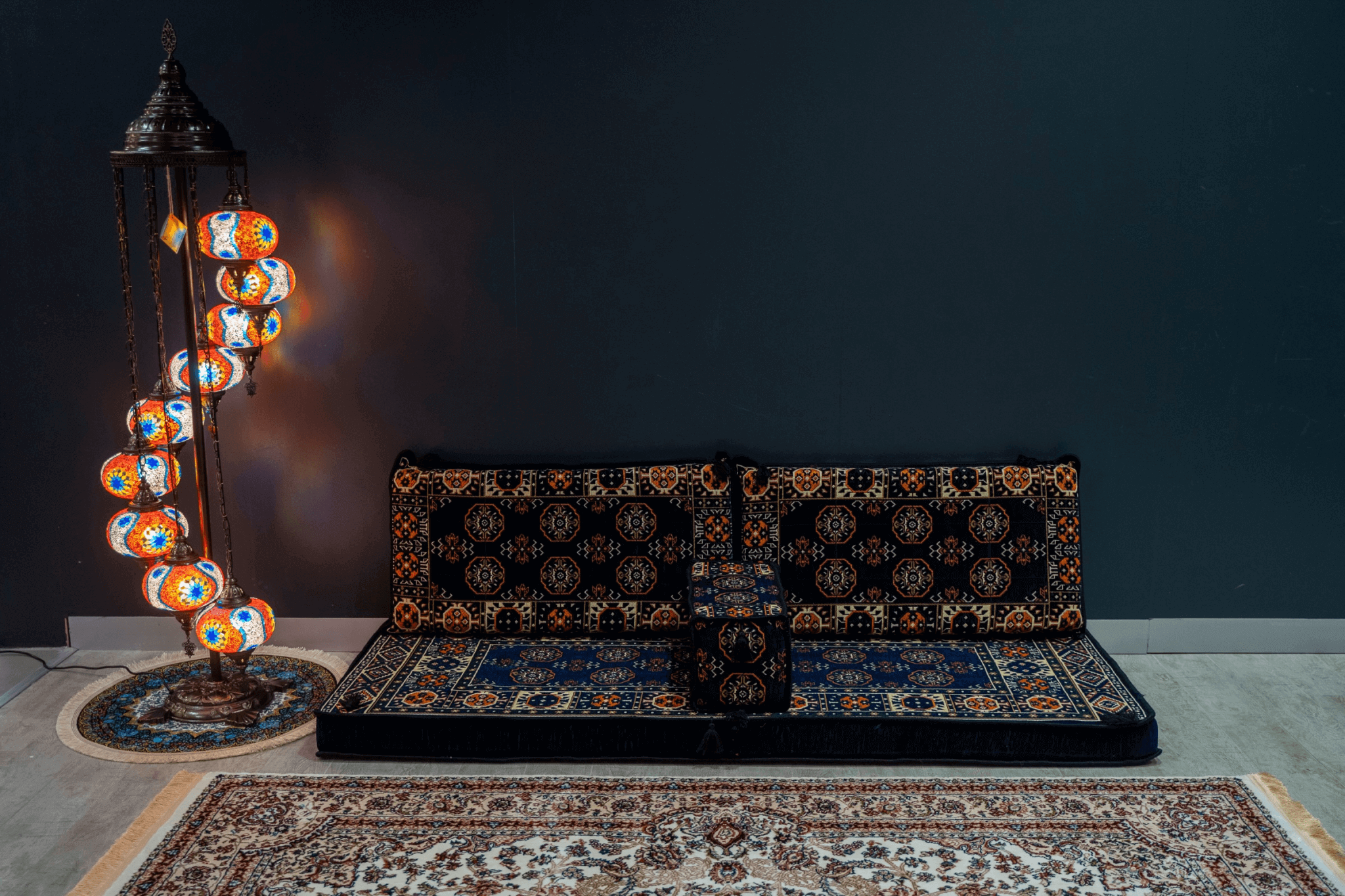 Arabian Majlis Divan Set Floor Cushions – Made in Turkey
