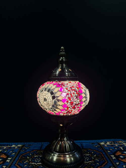 Mosaic Table Lamp-Bazaar G Rugs N Gifts