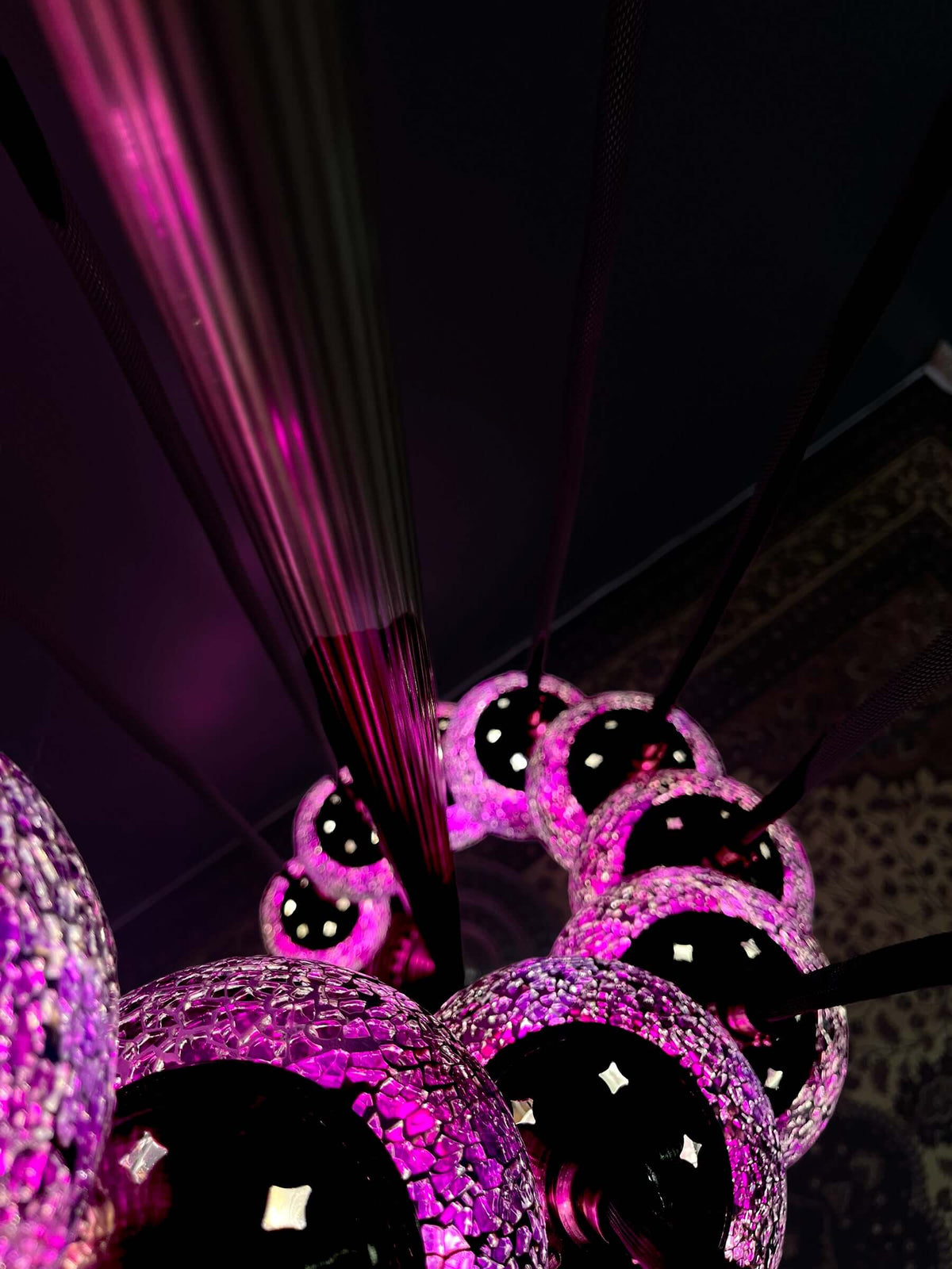Purple Mosaic Lamps – Royal Collection of Elegant Turkish Lighting