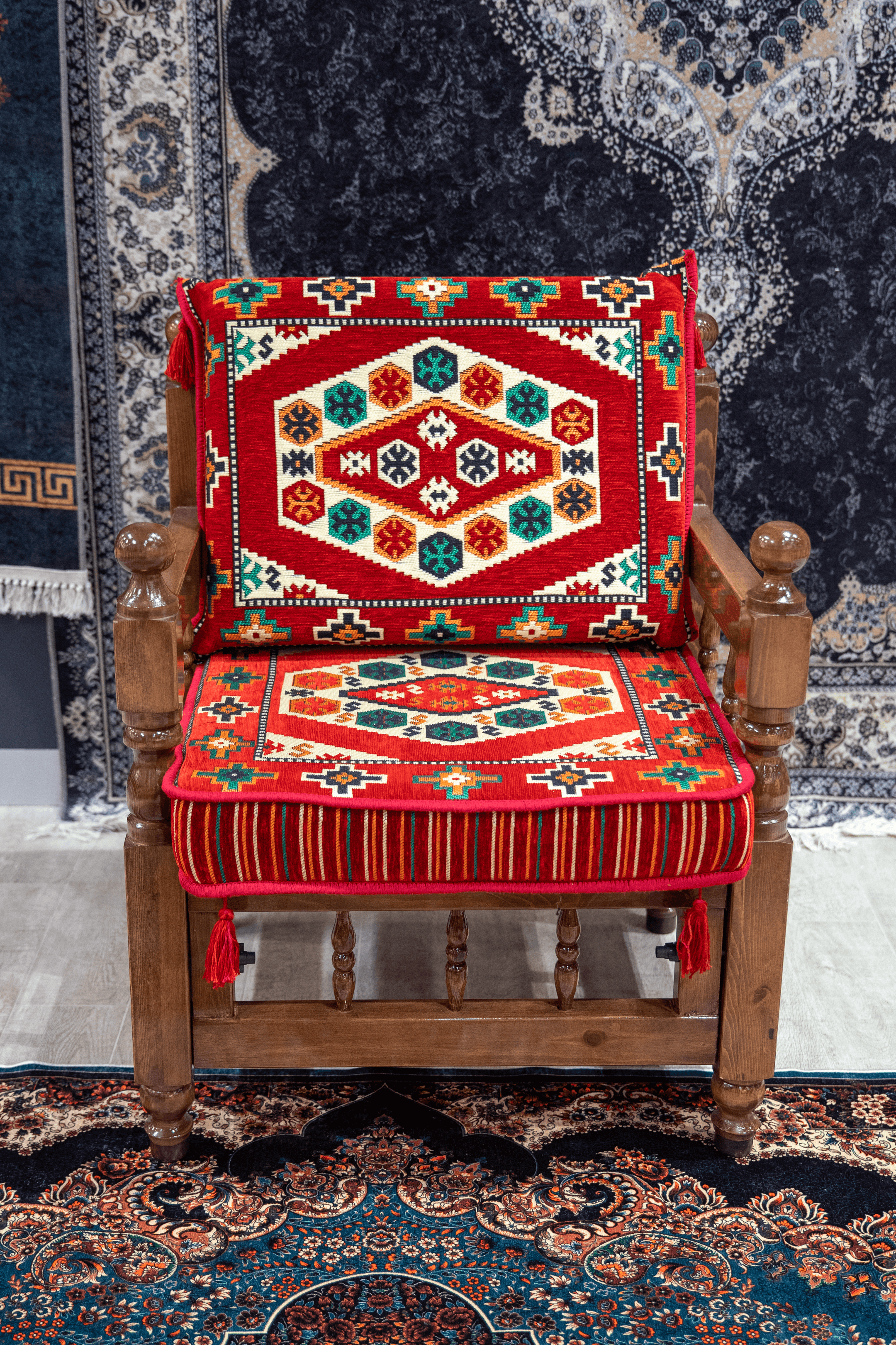 Authentic Armchair Majlis-Bazaar G Rugs N Gifts