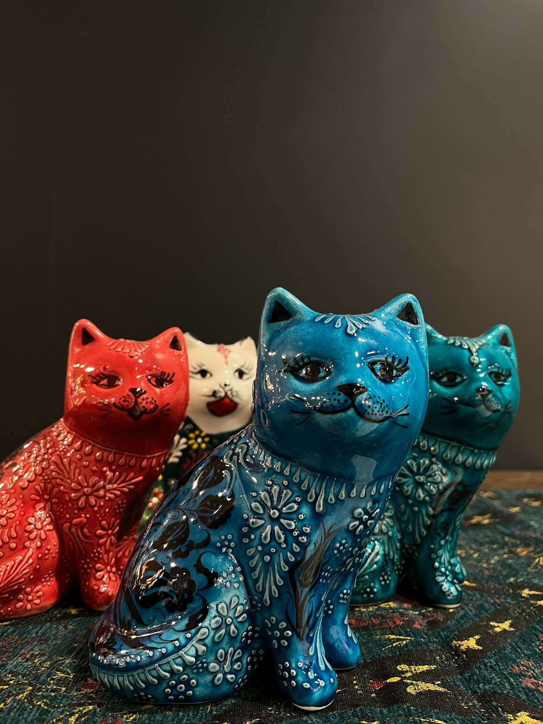 Ceramic Cats-Bazaar G Rugs N Gifts