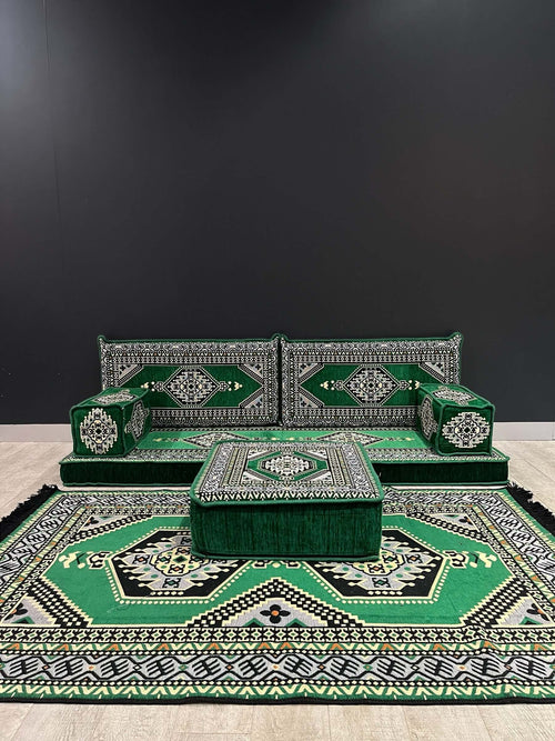 Arabian Majlis (Full Arabic Seat)-Bazaar G Rugs N Gifts