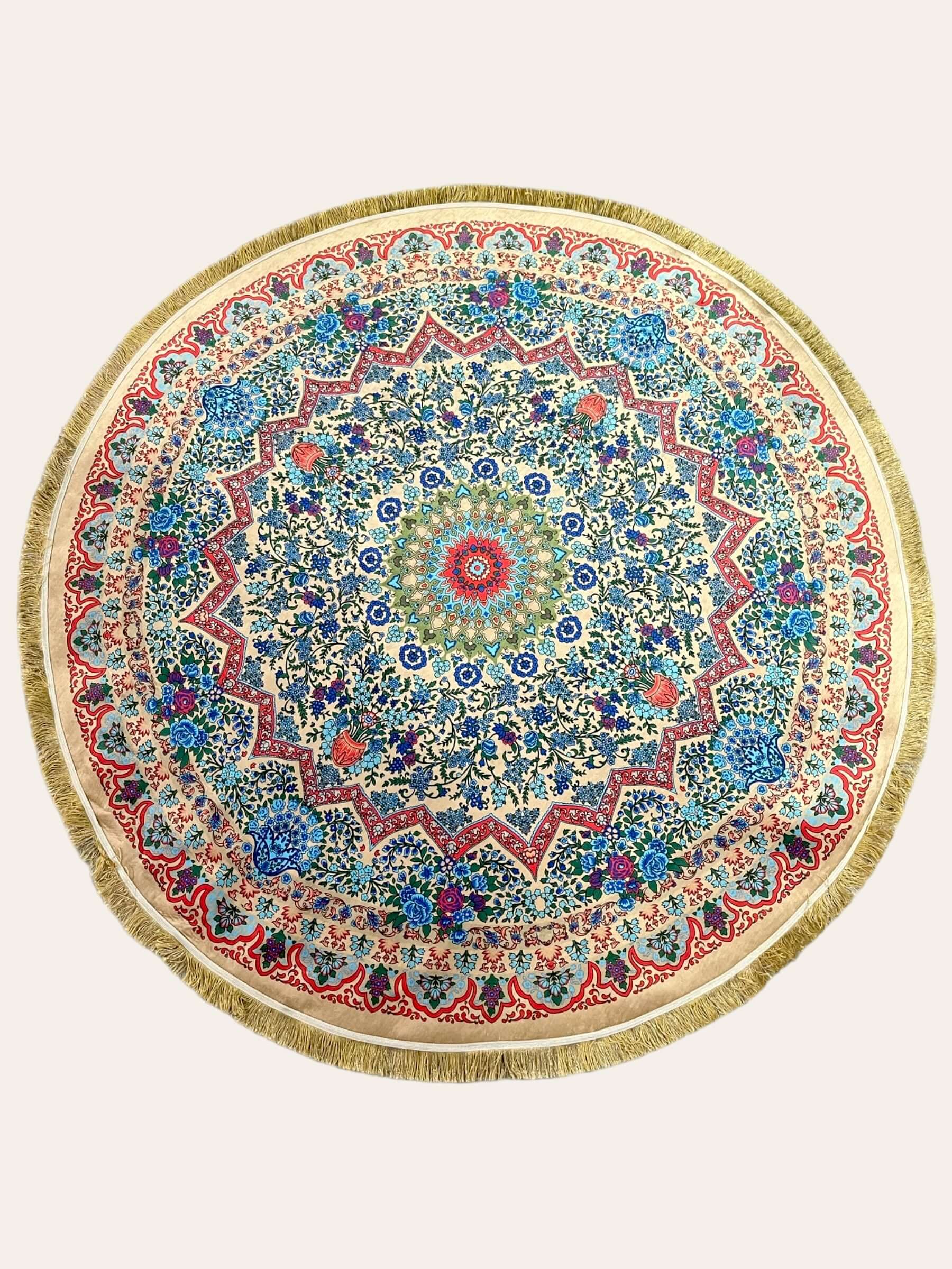 Round Turkish Rugs Colourful-Bazaar G Rugs N Gifts