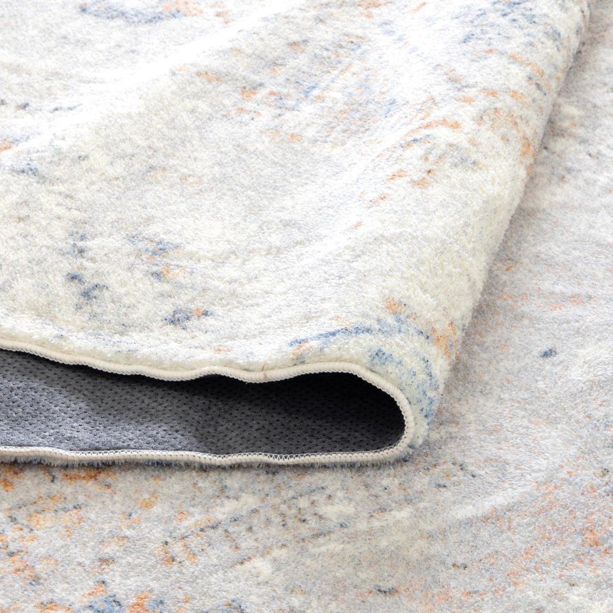 Cloud Multicolour Ornate Washable Rug – view 4