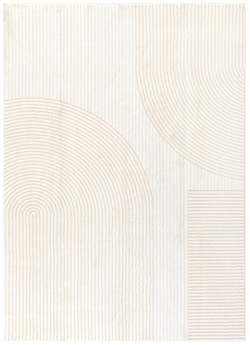 Cloud Arches Cream Beige Washable Rug – view 2