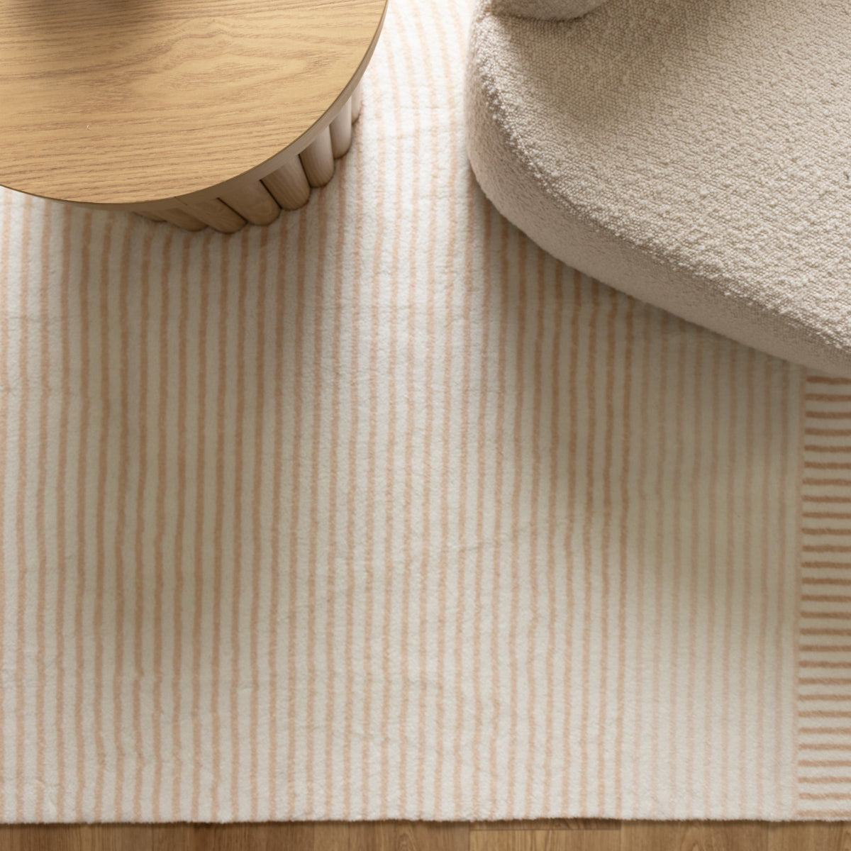 Cloud Arches Cream Beige Washable Rug – view 5