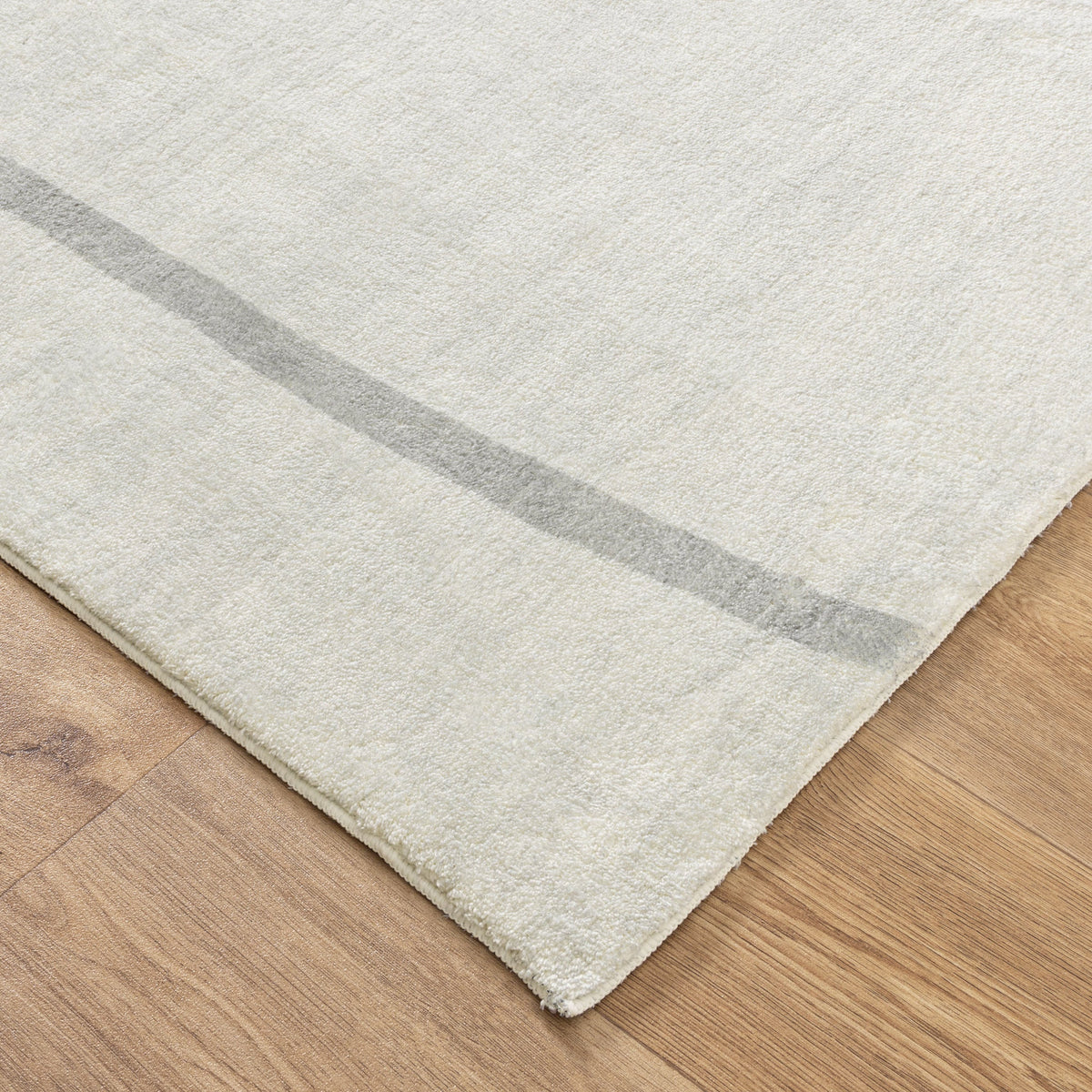 Cloud Watercolour Cream Blue Washable Rug – view 3