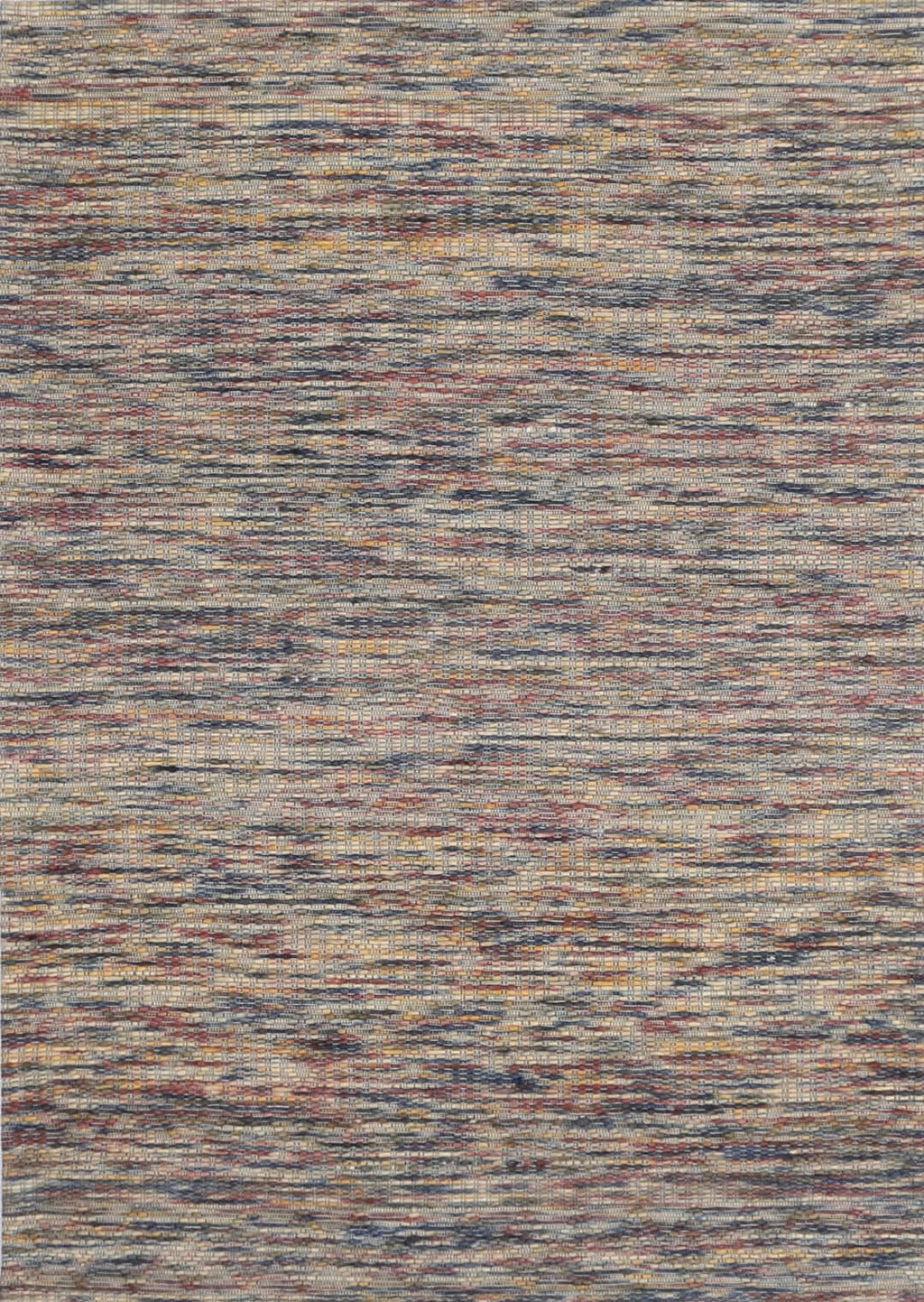 Copacabana Geometric Multi wool rug - full view