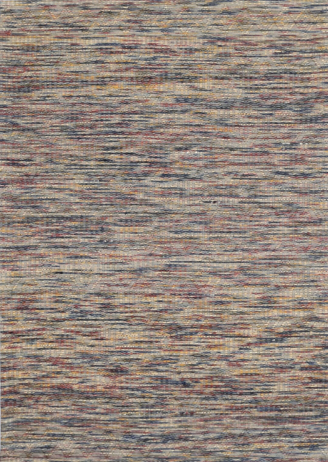 Copacabana Geometric Multi wool rug - full view