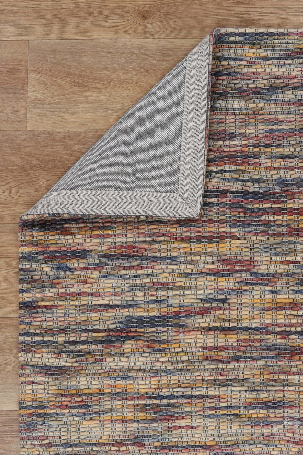 Copacabana Geometric Multi wool rug - texture