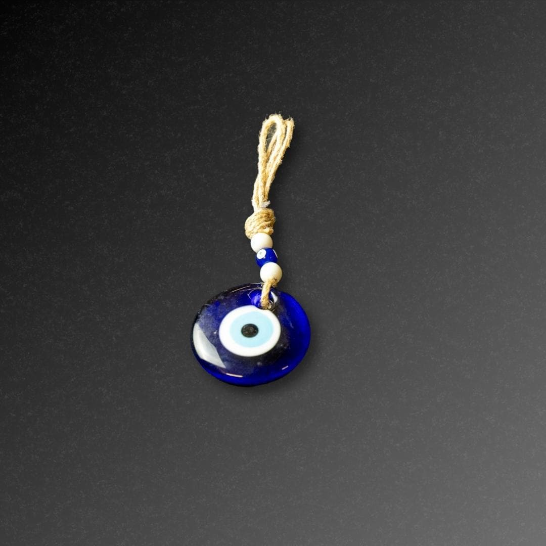 This hanging evil eye is a great way to harness the protective power of ancient mythology and ward off negative energy. Its unique design is used to safeguard your home and draw positive energy, helping you create a safe and welcoming environment. "The co