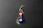 Pink Bead Hanging Evil Eye (5cm)    