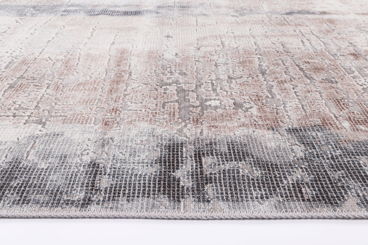 Vintage Crown Leopold Ash Ivory Washable Rug - No Fringe – view 3