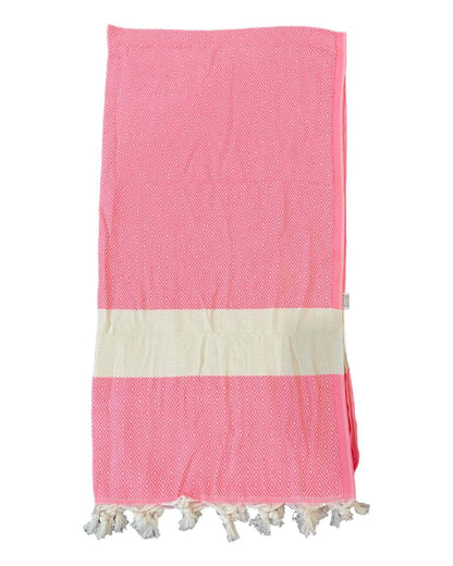 Turkish Cotton Towels Diamond (Pink)    