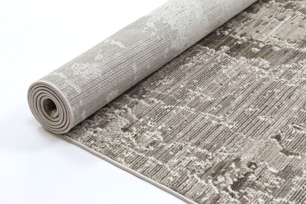 Dragos Beige Grey Abstract Rug - 30444 070 – view 5
