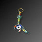 Aqua Star Evil Eye Keyring    