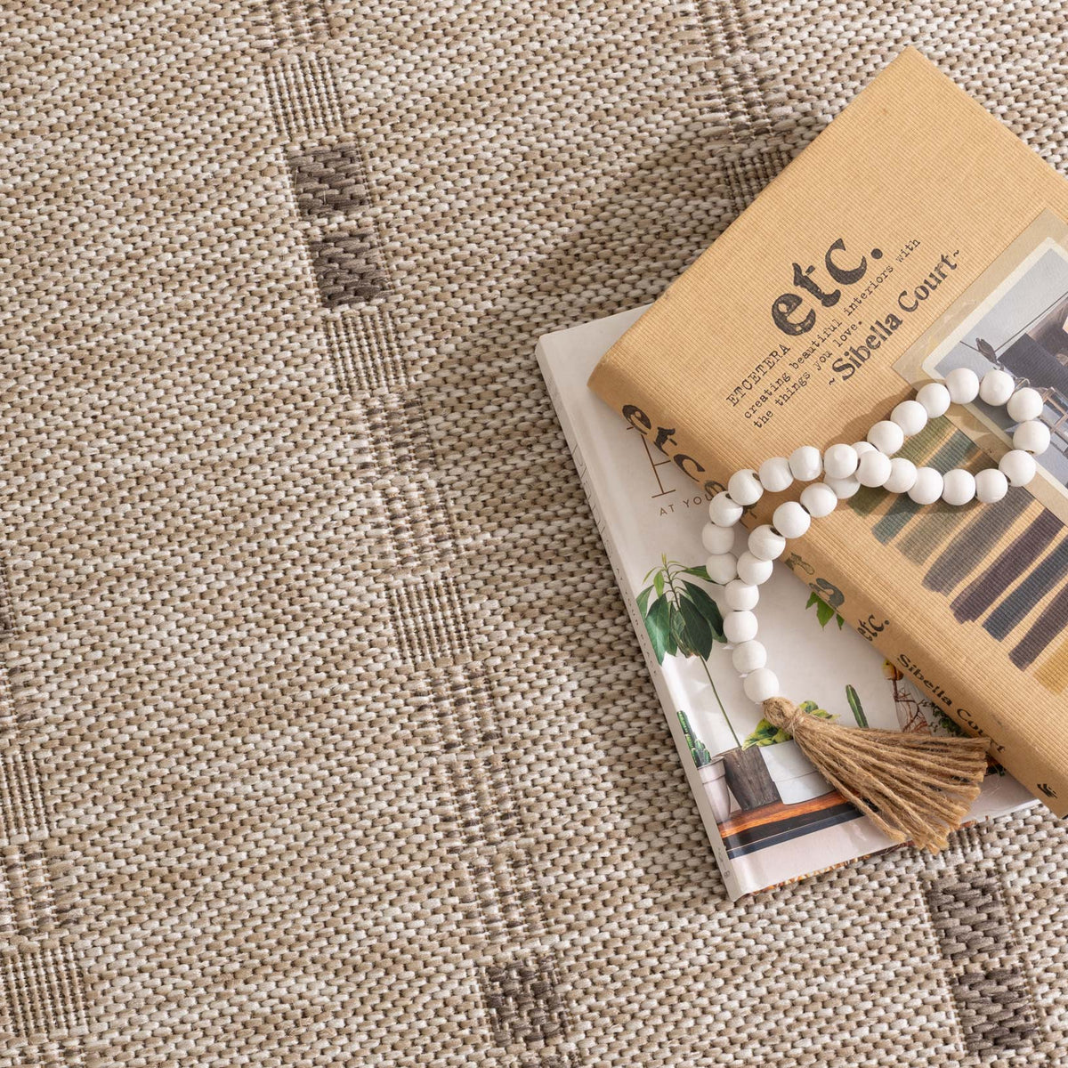 Sisalo 3529 UT6-D Beige Linear Indoor Outdoor Rug – view 5