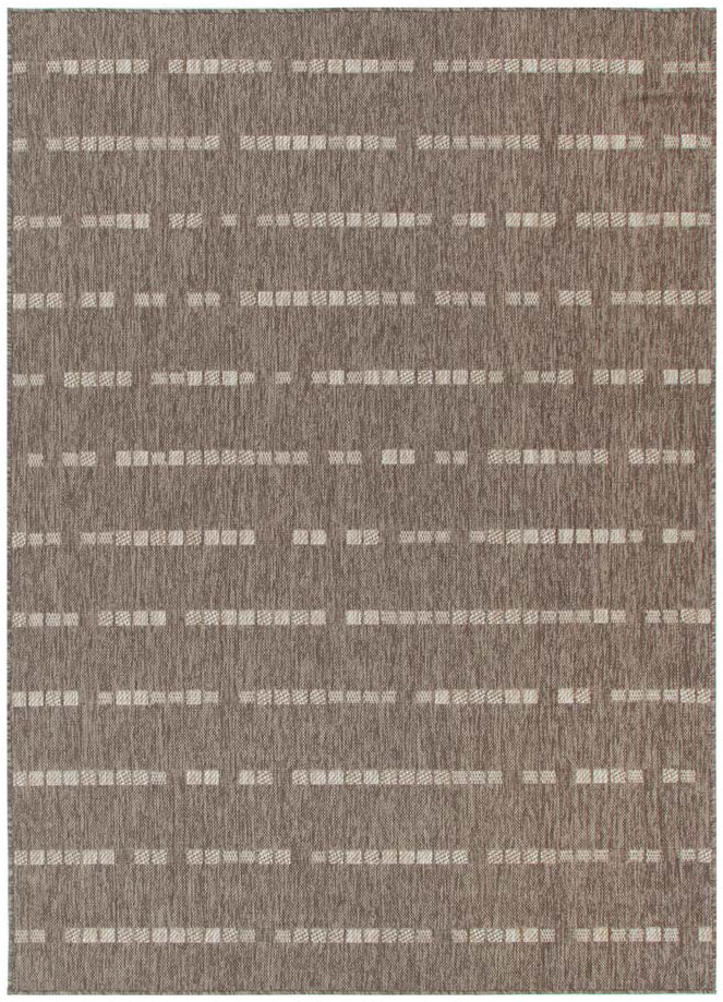 Sisalo 3529 UT6-N Brown Linear Indoor Outdoor Rug – view 2