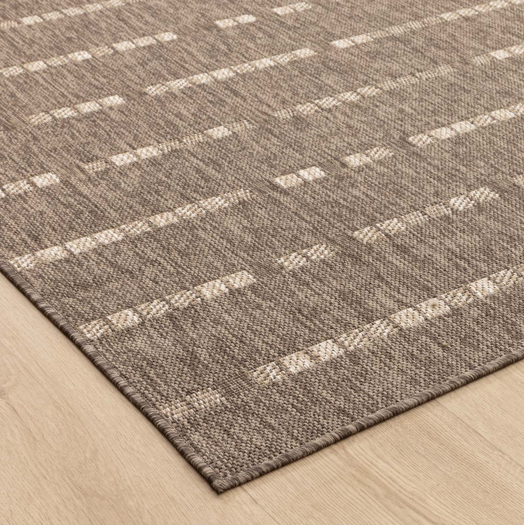 Sisalo 3529 UT6-N Brown Linear Indoor Outdoor Rug – view 3