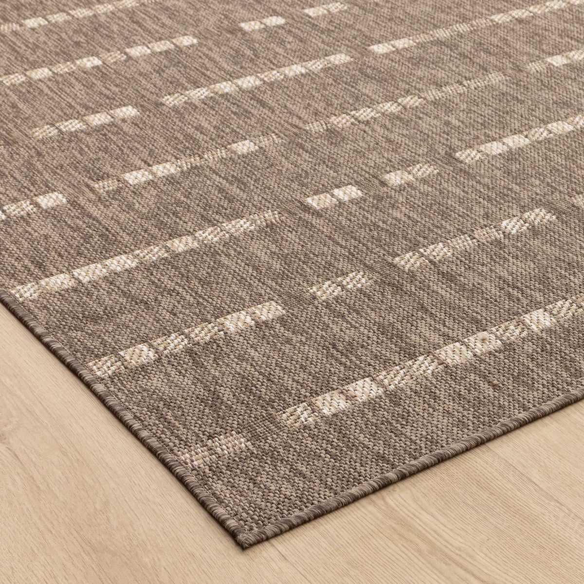 Sisalo 3529 UT6-N Brown Linear Indoor Outdoor Rug – view 3