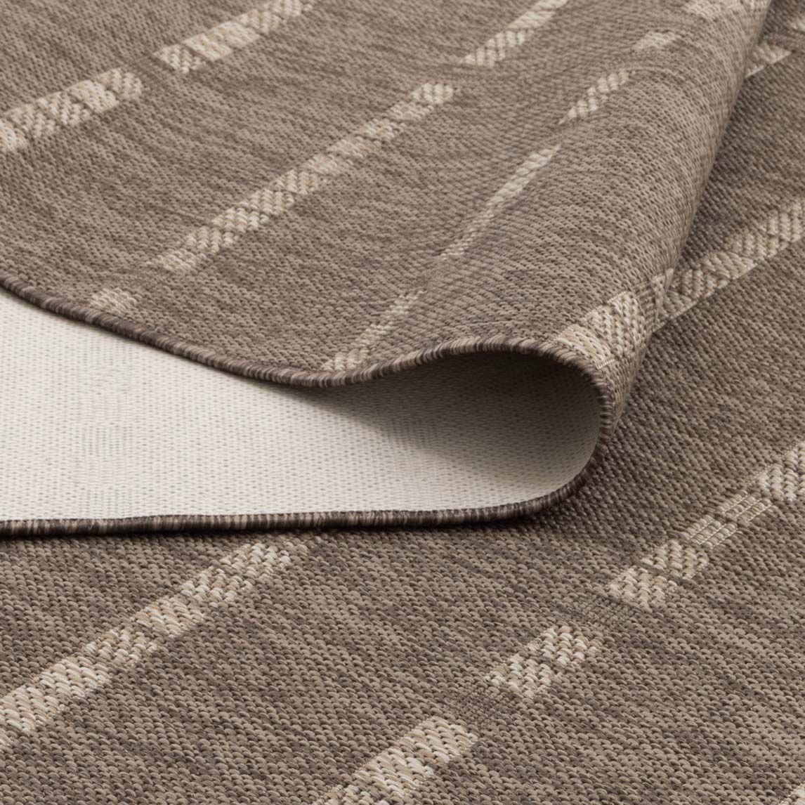 Sisalo 3529 UT6-N Brown Linear Indoor Outdoor Rug – view 4