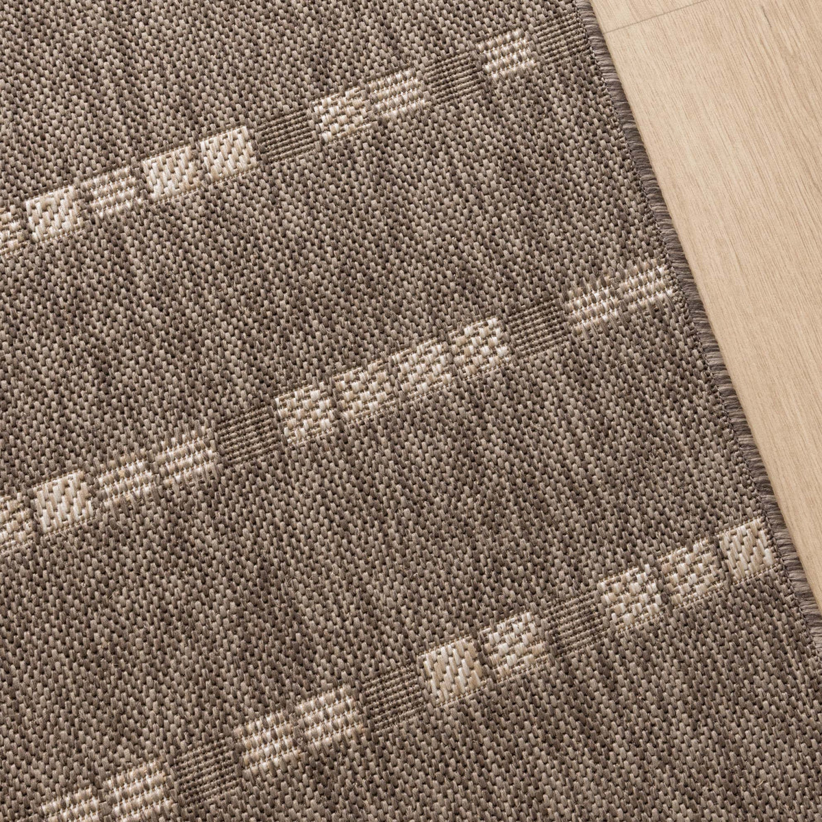Sisalo 3529 UT6-N Brown Linear Indoor Outdoor Rug – view 6