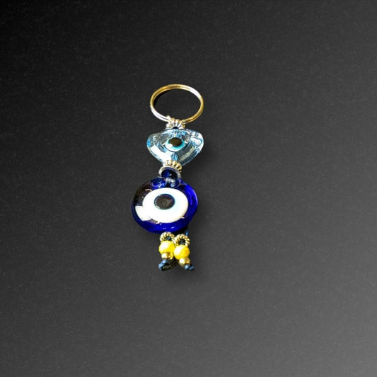 Blue Evil Eye Keyring    