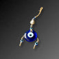 Floral Bead Hanging Evil Eye    