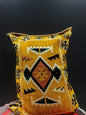 50x60 Pillow Cushion (Majlis Yellow)-This 50x60 Turkish pillow cushion is made with an elegant traditional design and features a firm cushion, making it both luxurious and unique. Its beautiful craftsmanship ensures a high quality that will last, making i