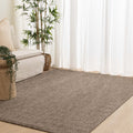 Sisalo 5724 UT6-D Brown Indoor Outdoor Rug styled with furniture