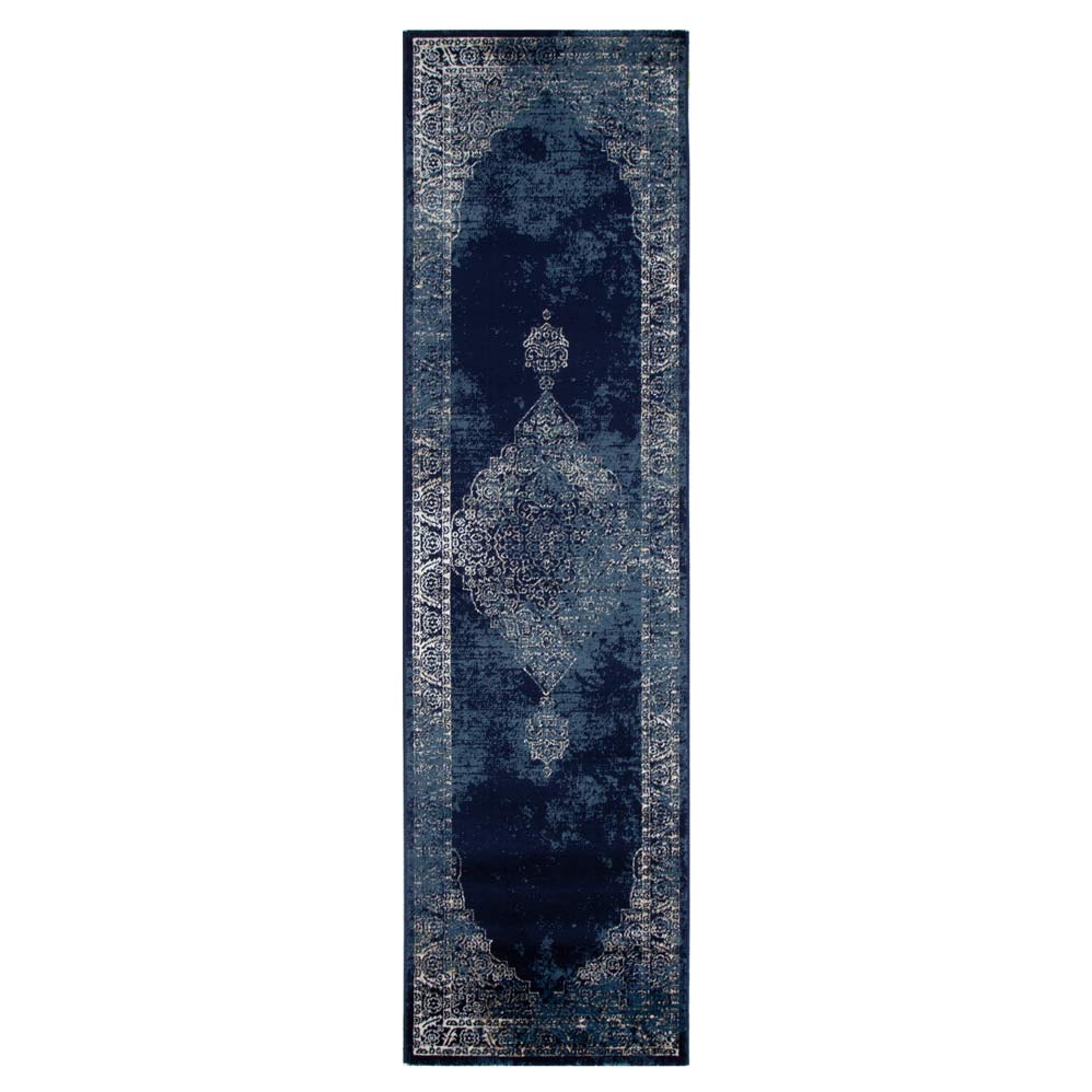 Arya Distressed Navy Rug - 6010 NAVY – view 7