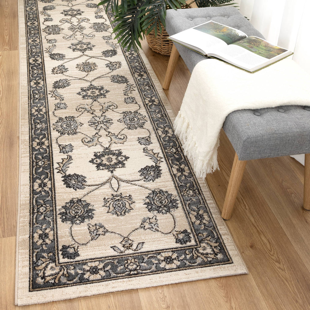 Arya Ziegler Cream Grey Rug - 6024 CREA – view 8