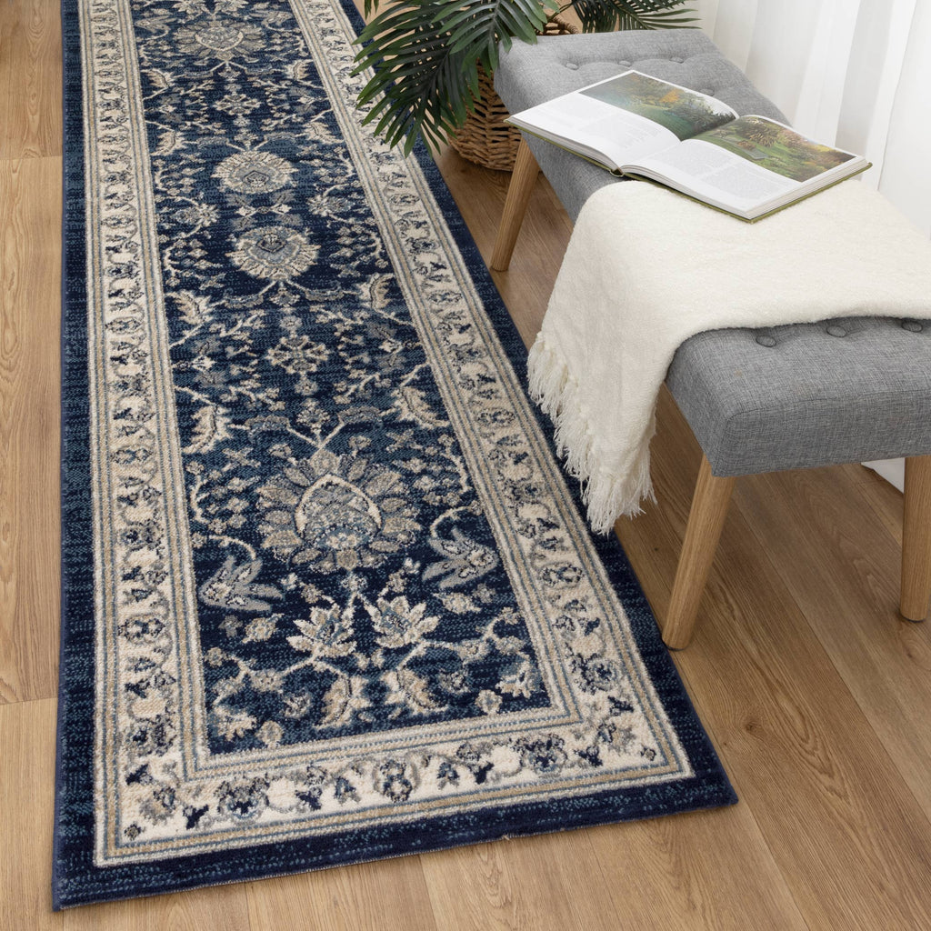 Arya Ziegler Navy Rug - 6282 NAVY – view 8