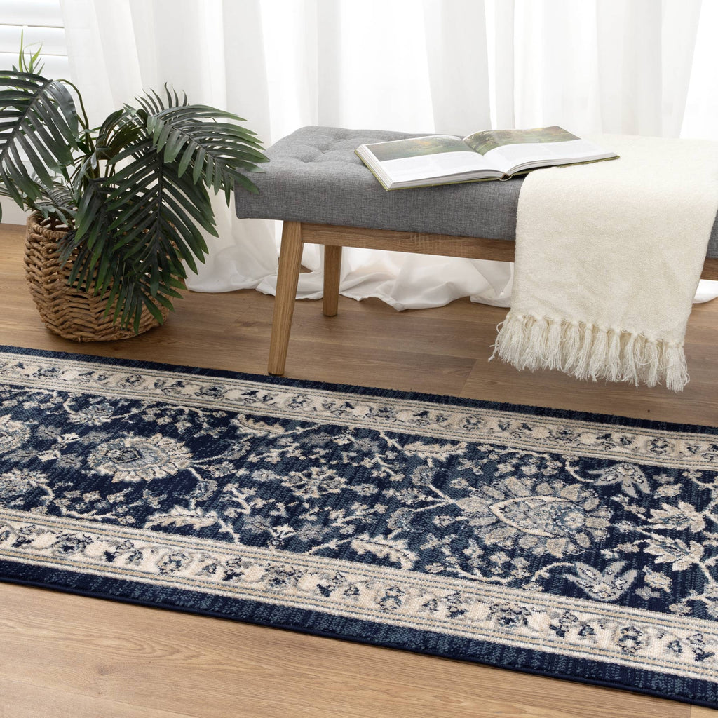 Arya Ziegler Navy Rug - 6282 NAVY – view 9