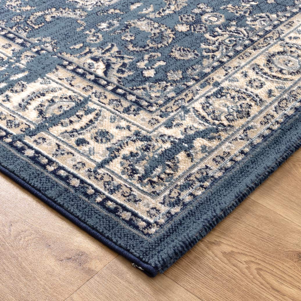 Arya Ziegler Distressed Navy Rug - 6408 BLUE – view 3