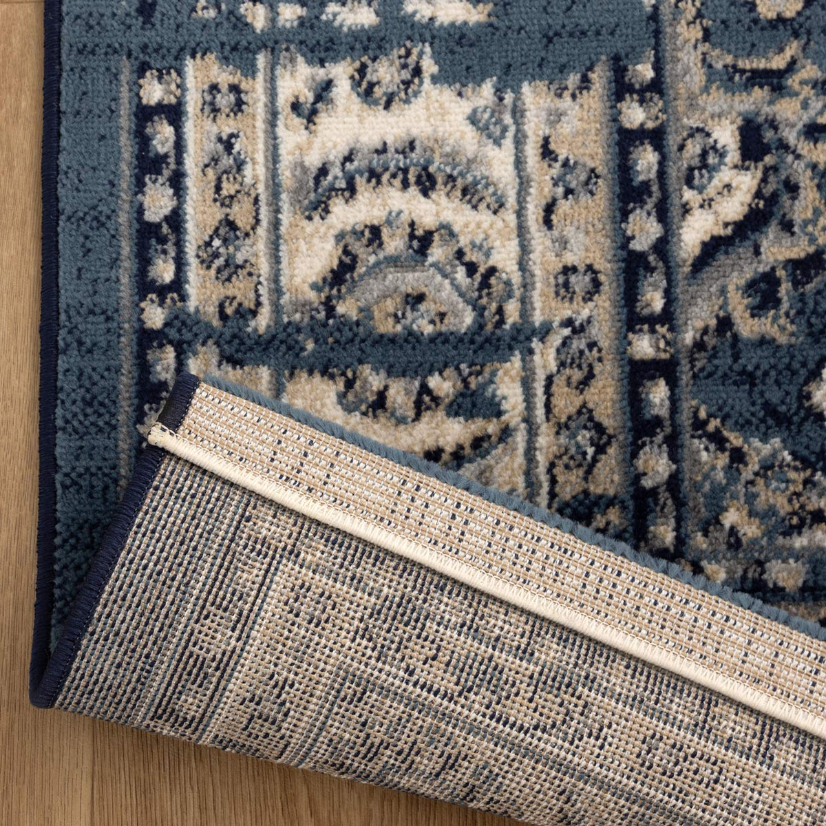 Arya Ziegler Distressed Navy Rug - 6408 BLUE – view 5