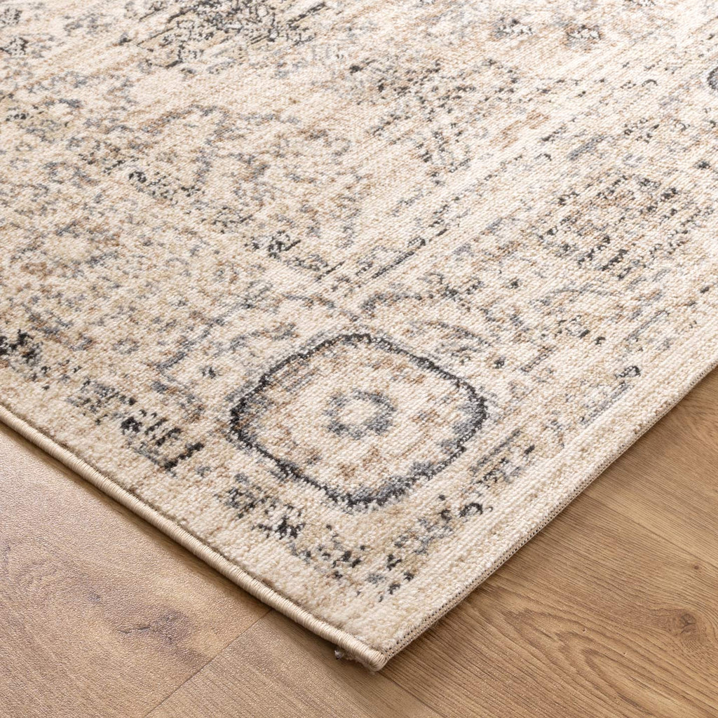 Arya Ziegler Cream Grey Rug - 6890 CREA – view 6
