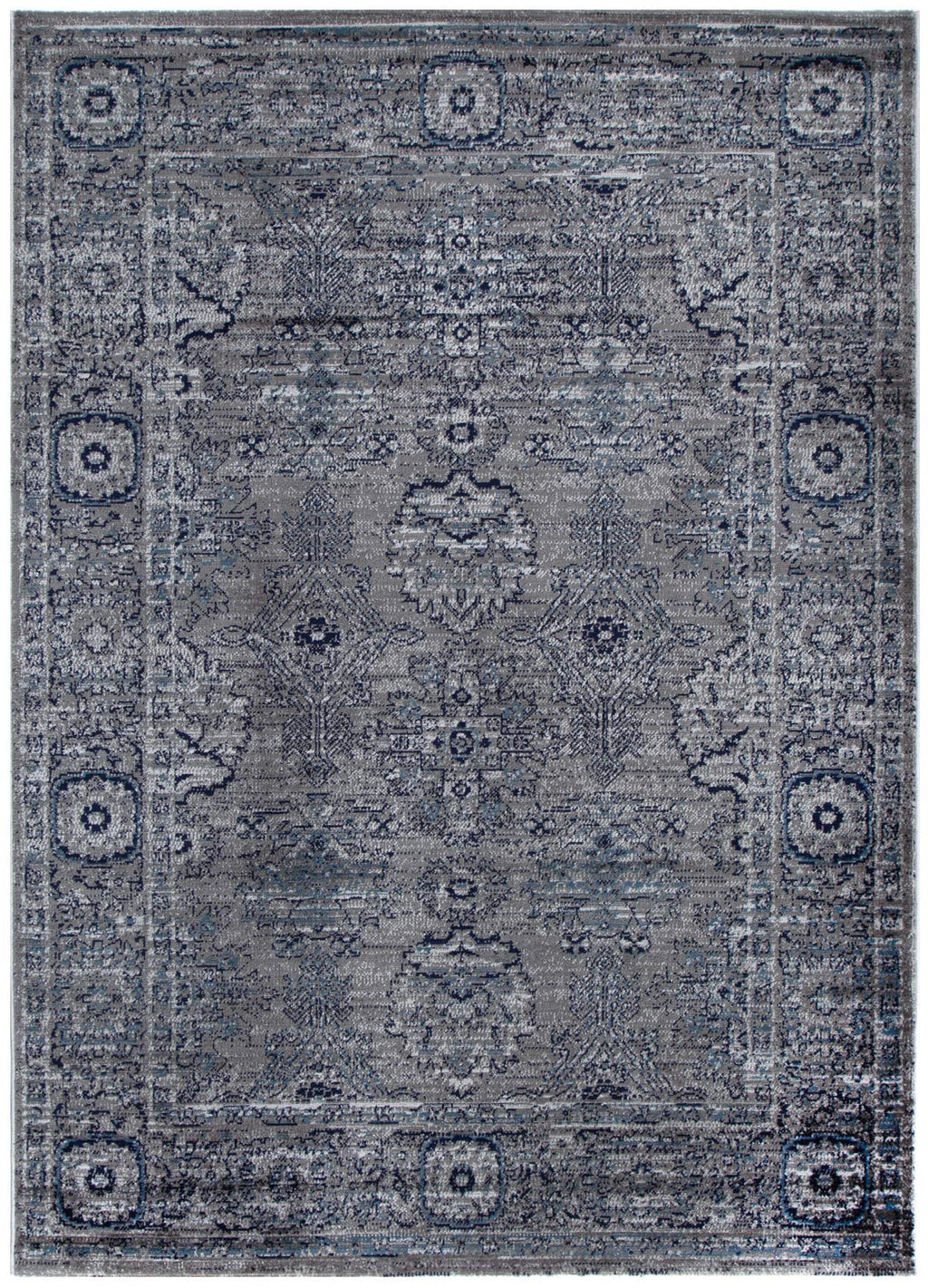 Arya Ziegler Grey Rug - 6890 DARK – view 2