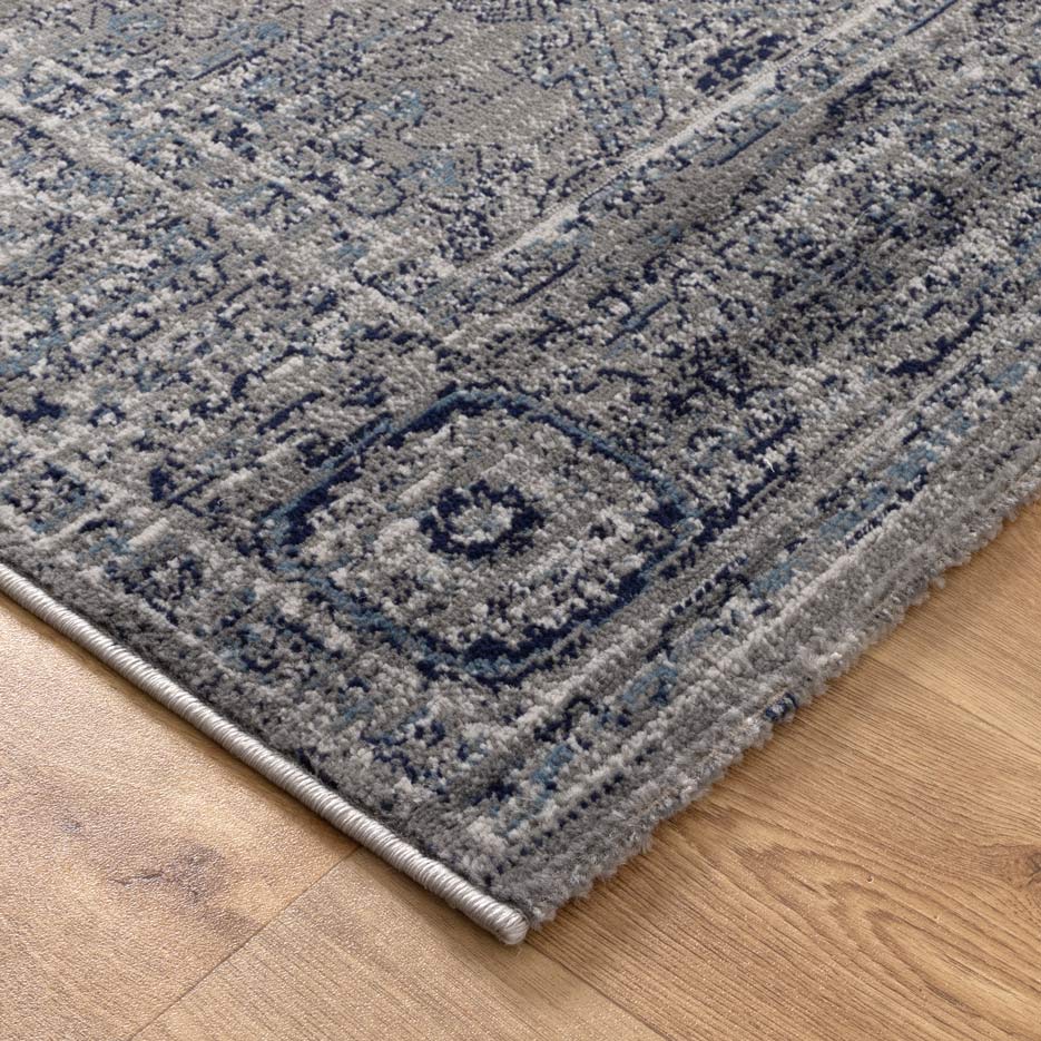 Arya Ziegler Grey Rug - 6890 DARK – view 3