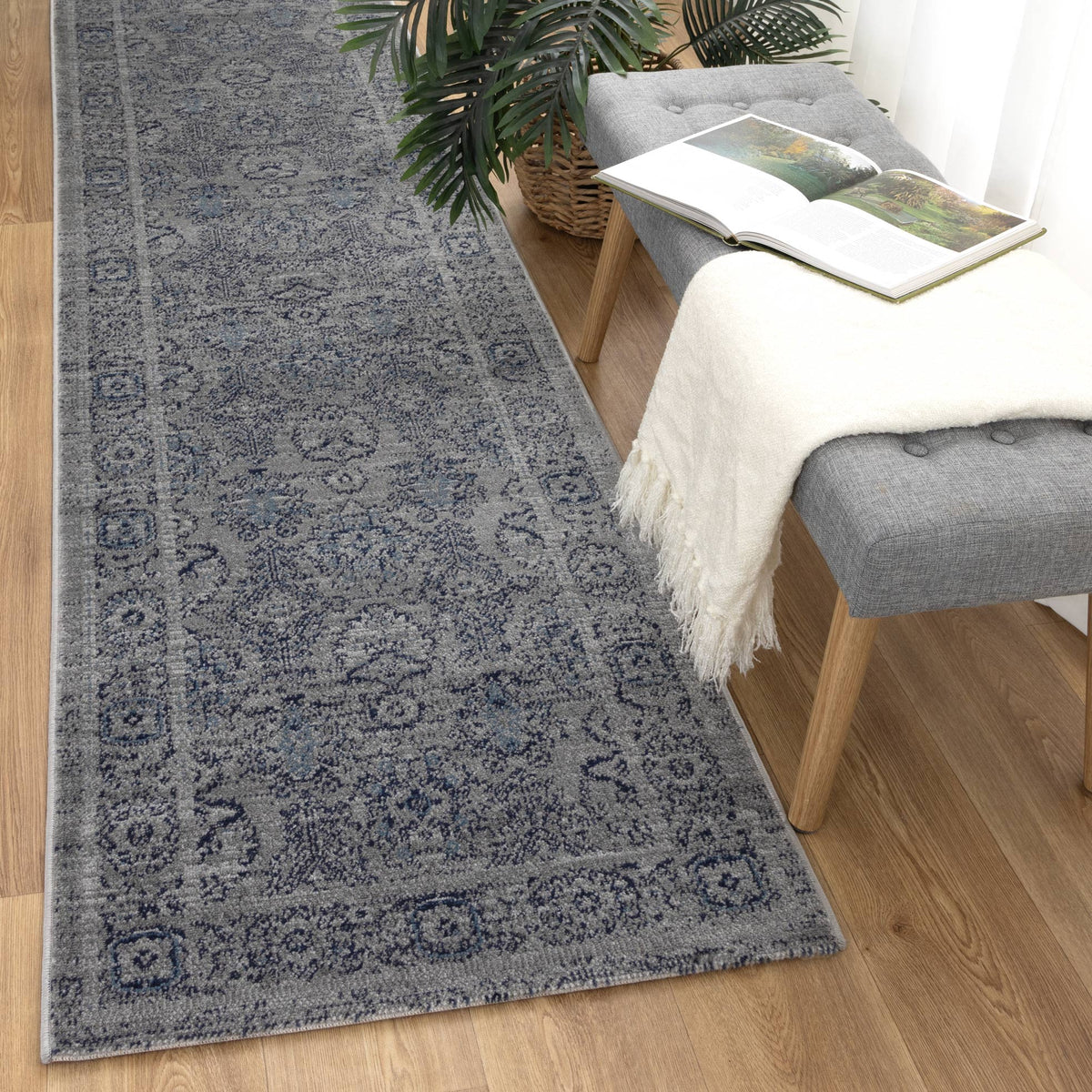 Arya Ziegler Grey Rug - 6890 DARK – view 8