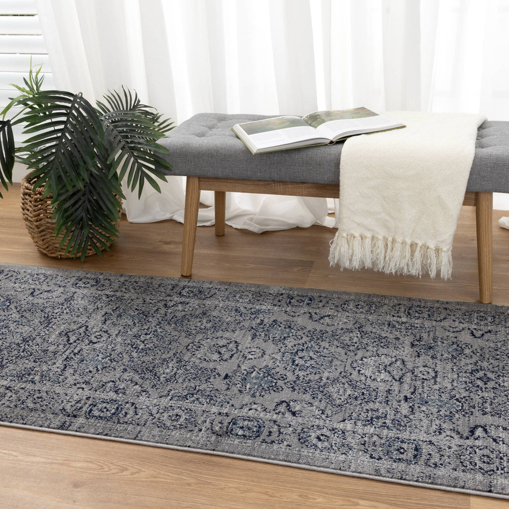 Arya Ziegler Grey Rug - 6890 DARK – view 9
