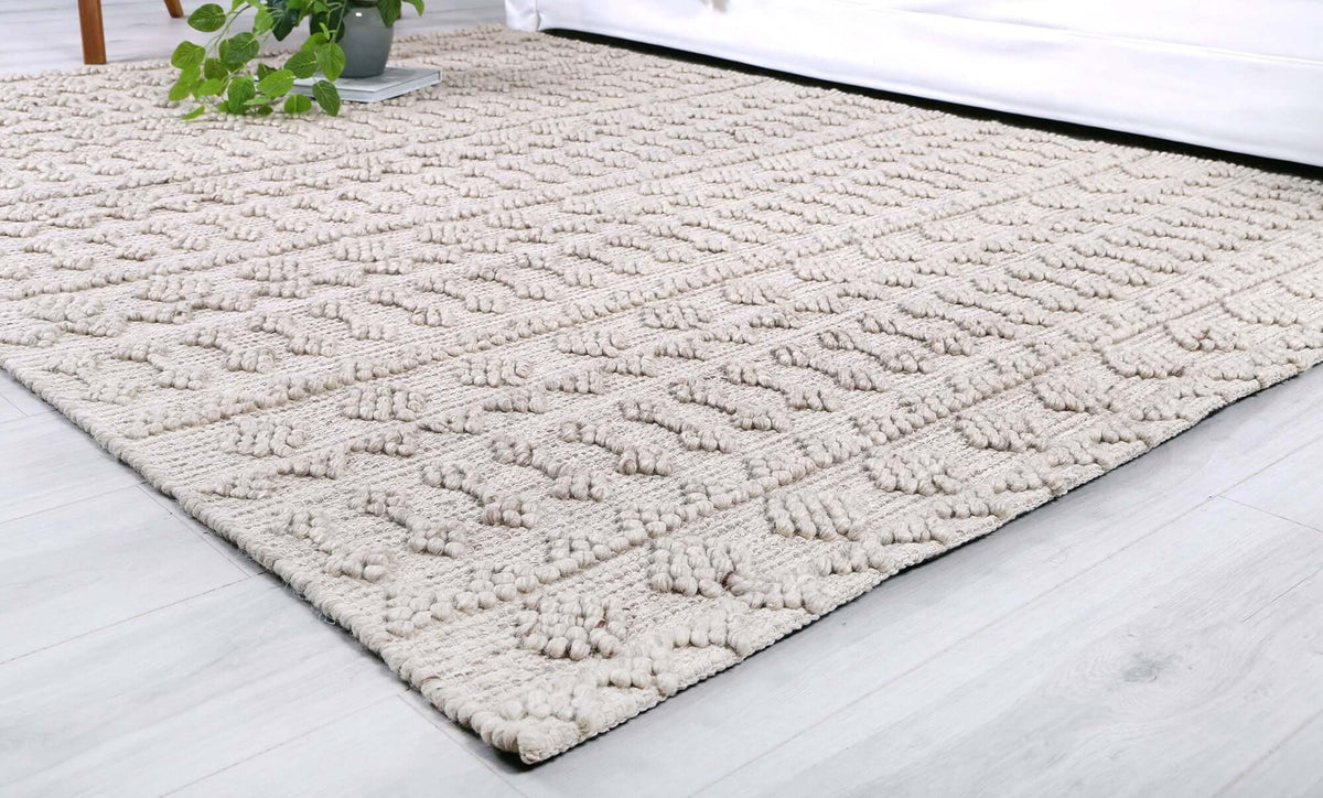 Himalaya Fine Tribal Natural Wool Blend Rug lifestyle