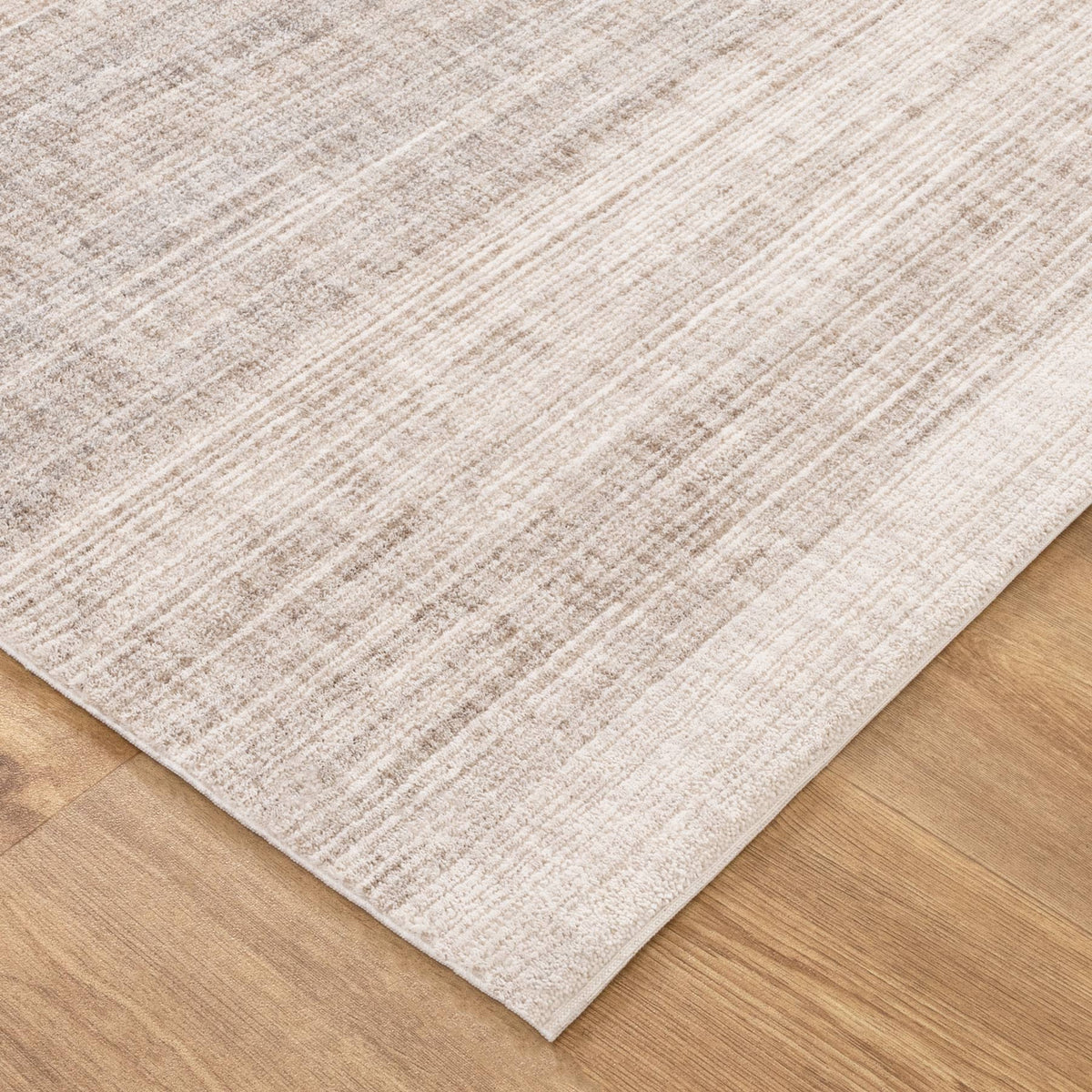 Alba A100 Beige Linear Rug – view 3
