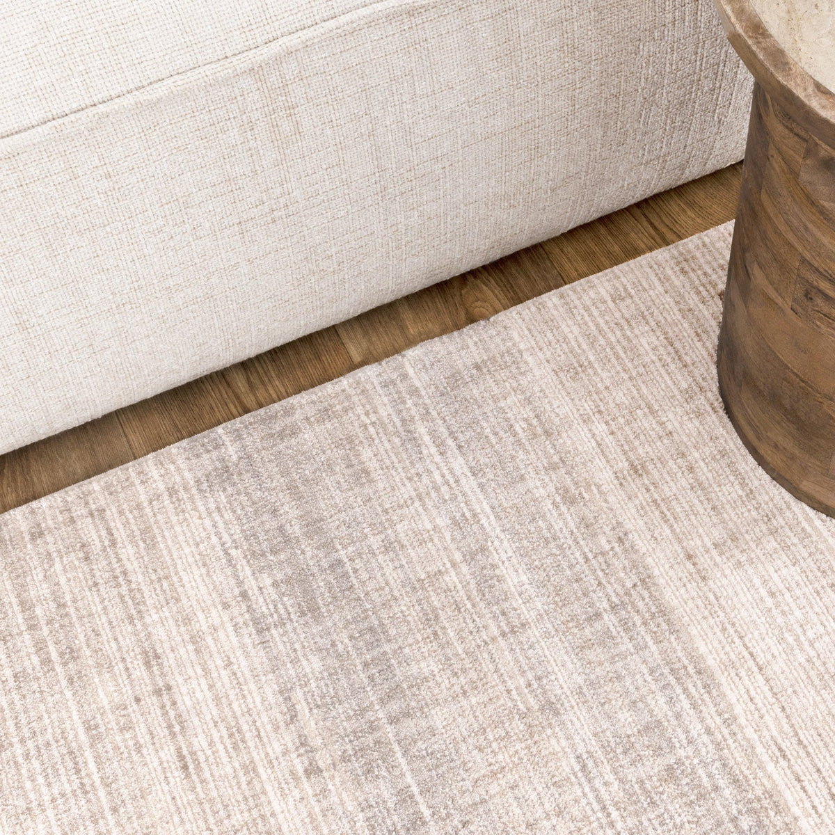 Alba A100 Beige Linear Rug – view 5