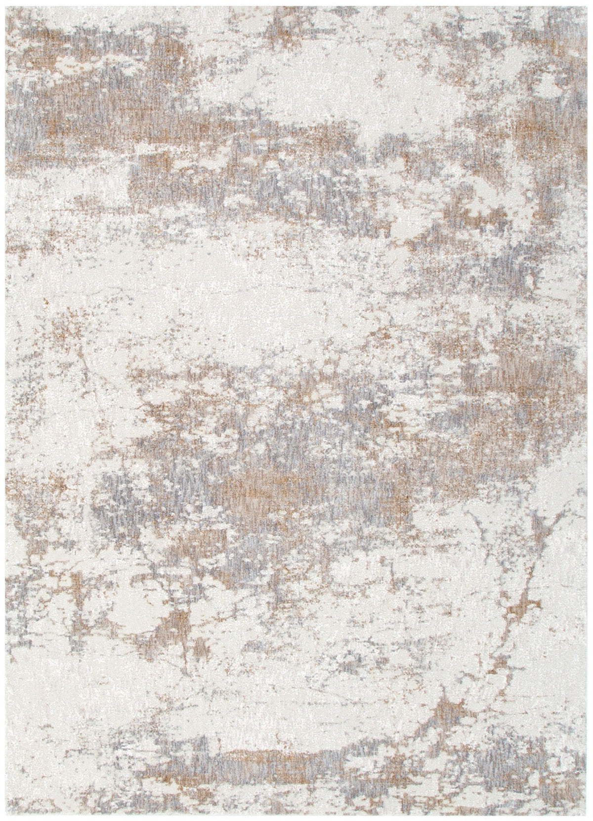 Alba A200 Grey Beige Distressed Rug – view 2