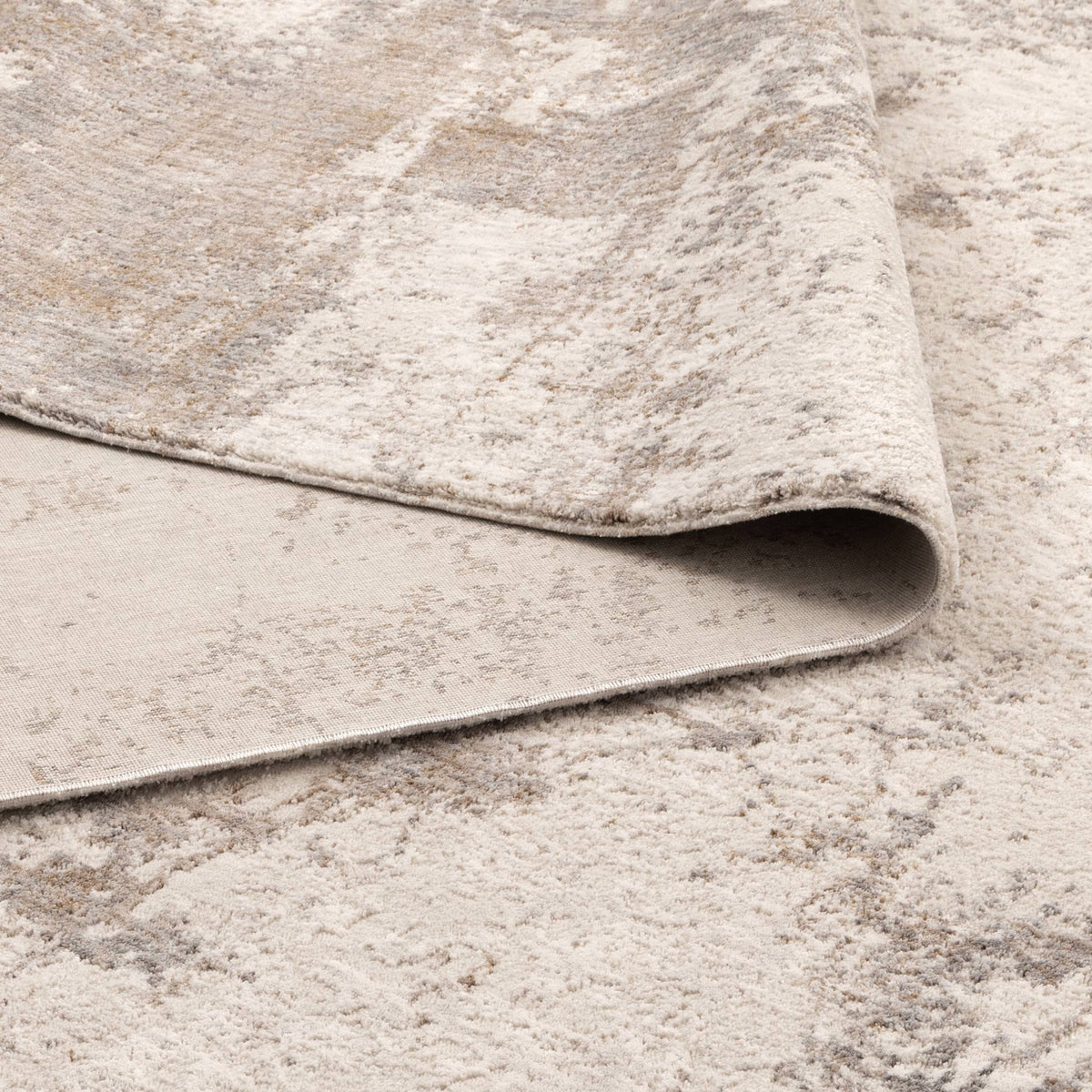 Alba A200 Grey Beige Distressed Rug – view 4