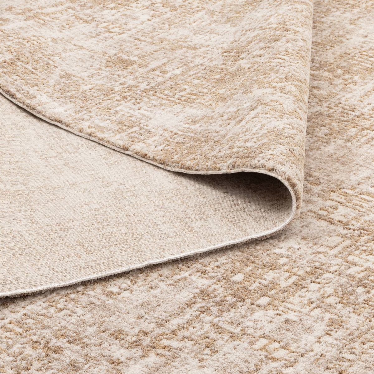 Alba A300 Beige Distressed Rug – view 4