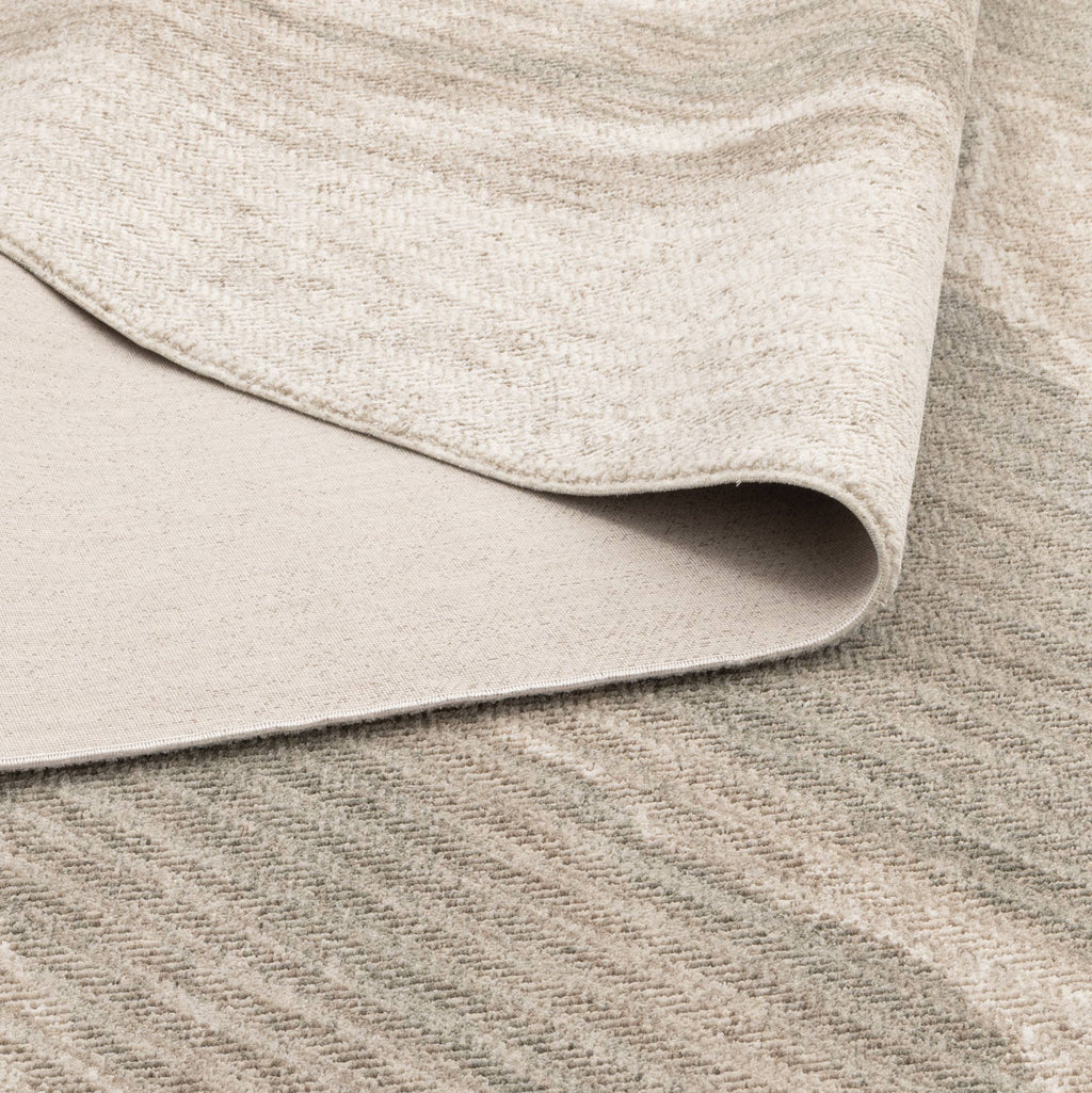 Alba A400 Grey Beige Abstract Rug – view 4