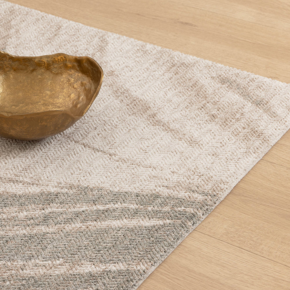 Alba A400 Grey Beige Abstract Rug – view 5