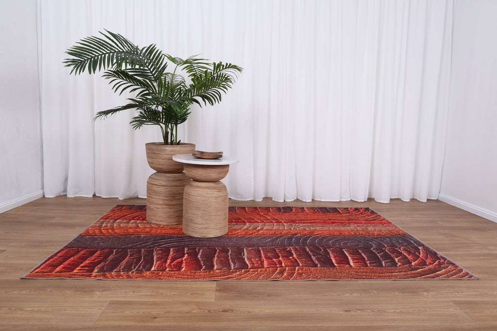 Puruma By Saretta Machine Washable Rug styled with furniture